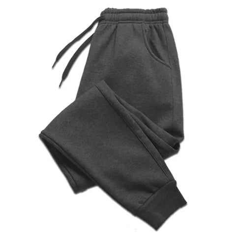 Autumn Winter 2023 New Fleece Men's Casual Pants Women Long Pants Mens Casual Sweatpants Soft Sports Pants Jogging Pants S-3XL