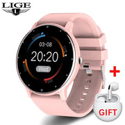 LIGE 2024 New Men Smart Watch Real-time Activity Tracker Heart Rate Monitor Sports Women Smart Watch Men Clock For Android IOS